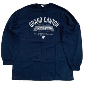 ALSTYLE Grand Canyon National Park Long Sleeve T-Shirt Size L